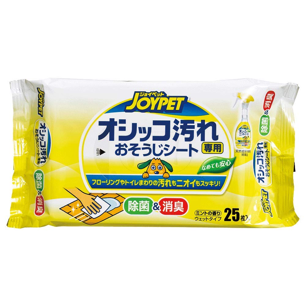 Amazon.co.jp: ジョイペット オシッコ汚れ専用おそうじシート 25枚